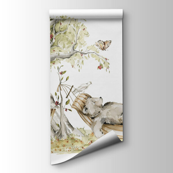 Bear sleeping in a hammock Bear sleeping in a hammock