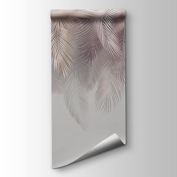 Delicate leaves in soft pastel hues Delicate leaves in soft pastel hues