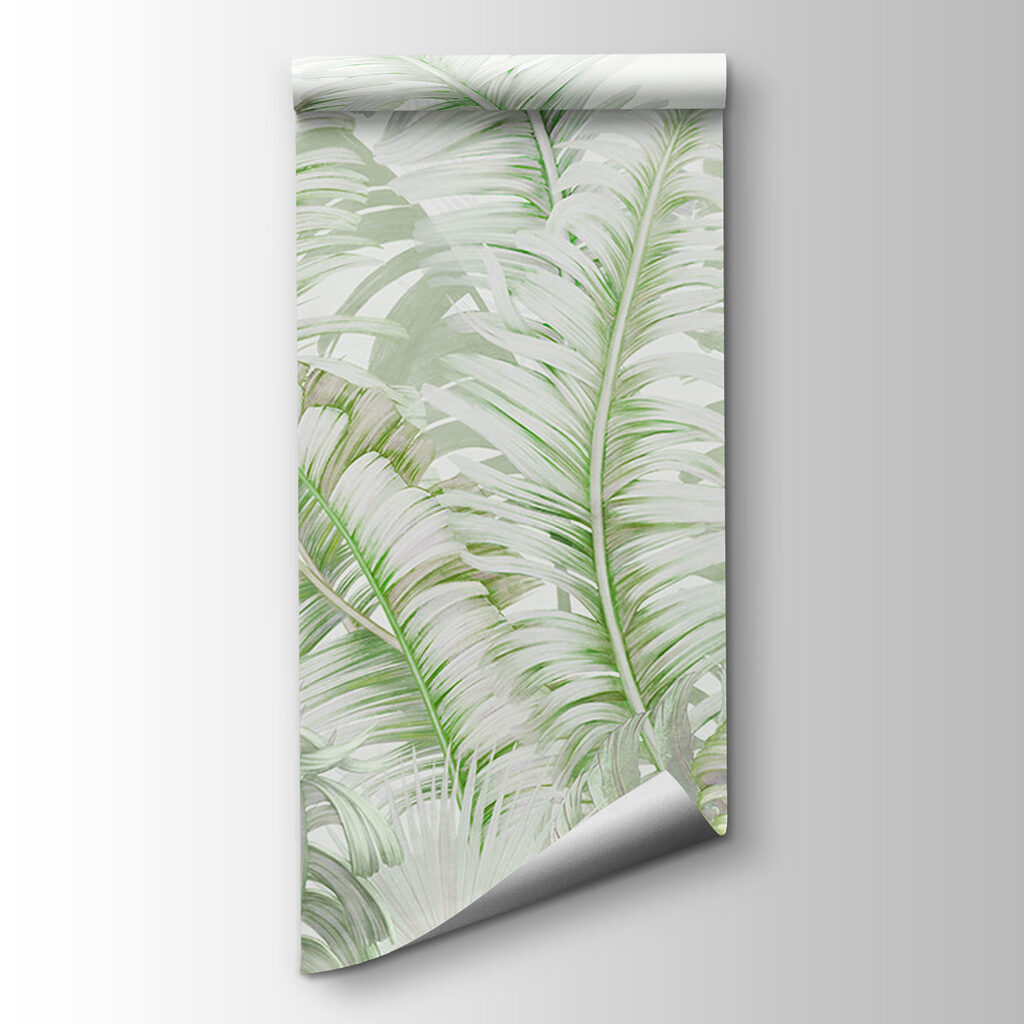 Lush green leaves in harmony