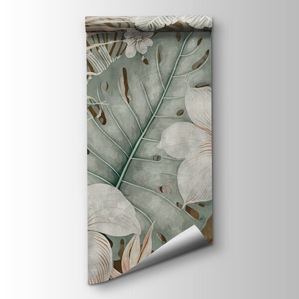 Tropical foliage and floral arrangement