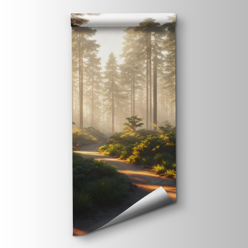 Path through a forest Path through a forest