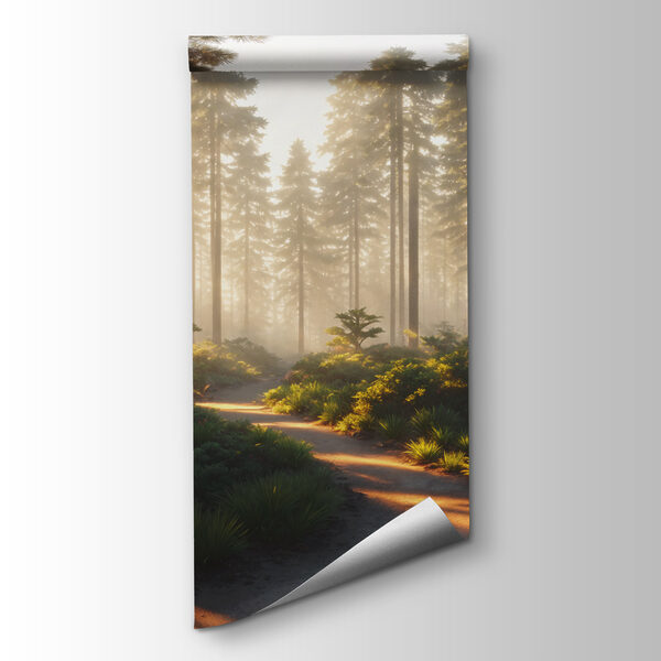 Path through a forest Path through a forest