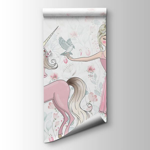 Unicorn and a girl Unicorn and a girl