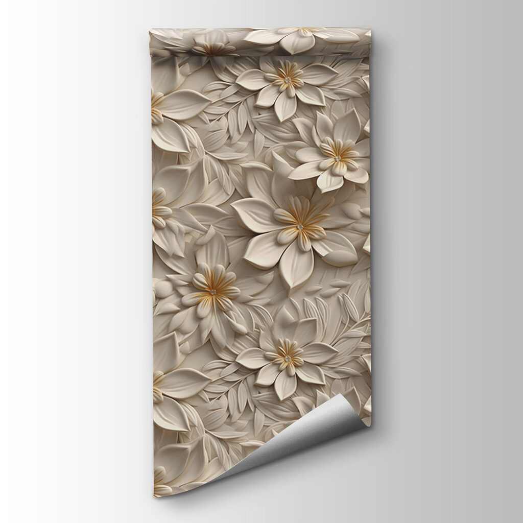 Wallpaper with flowers