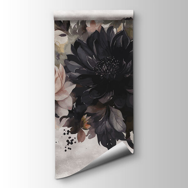 Painting of flowers and leaves Painting of flowers and leaves