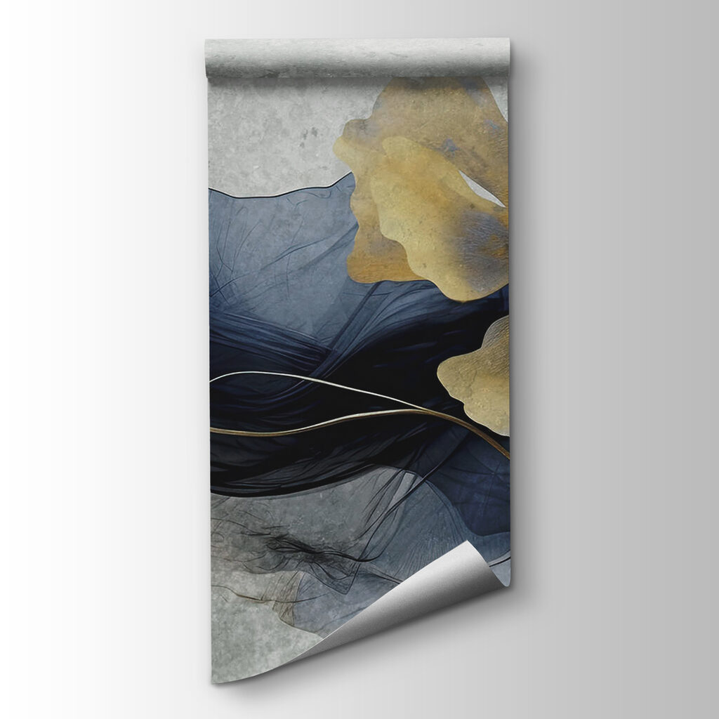 Elegant flower amidst flowing silk Elegant flower amidst flowing silk