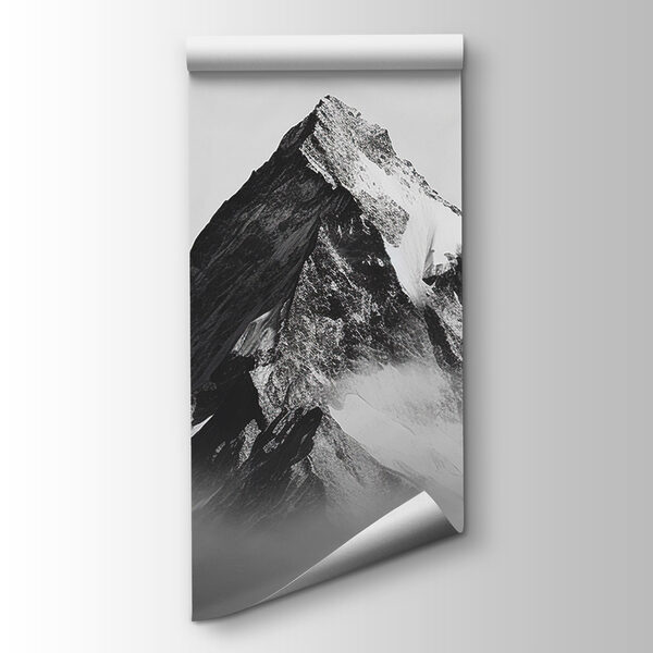 Mountain with snow on top Mountain with snow on top