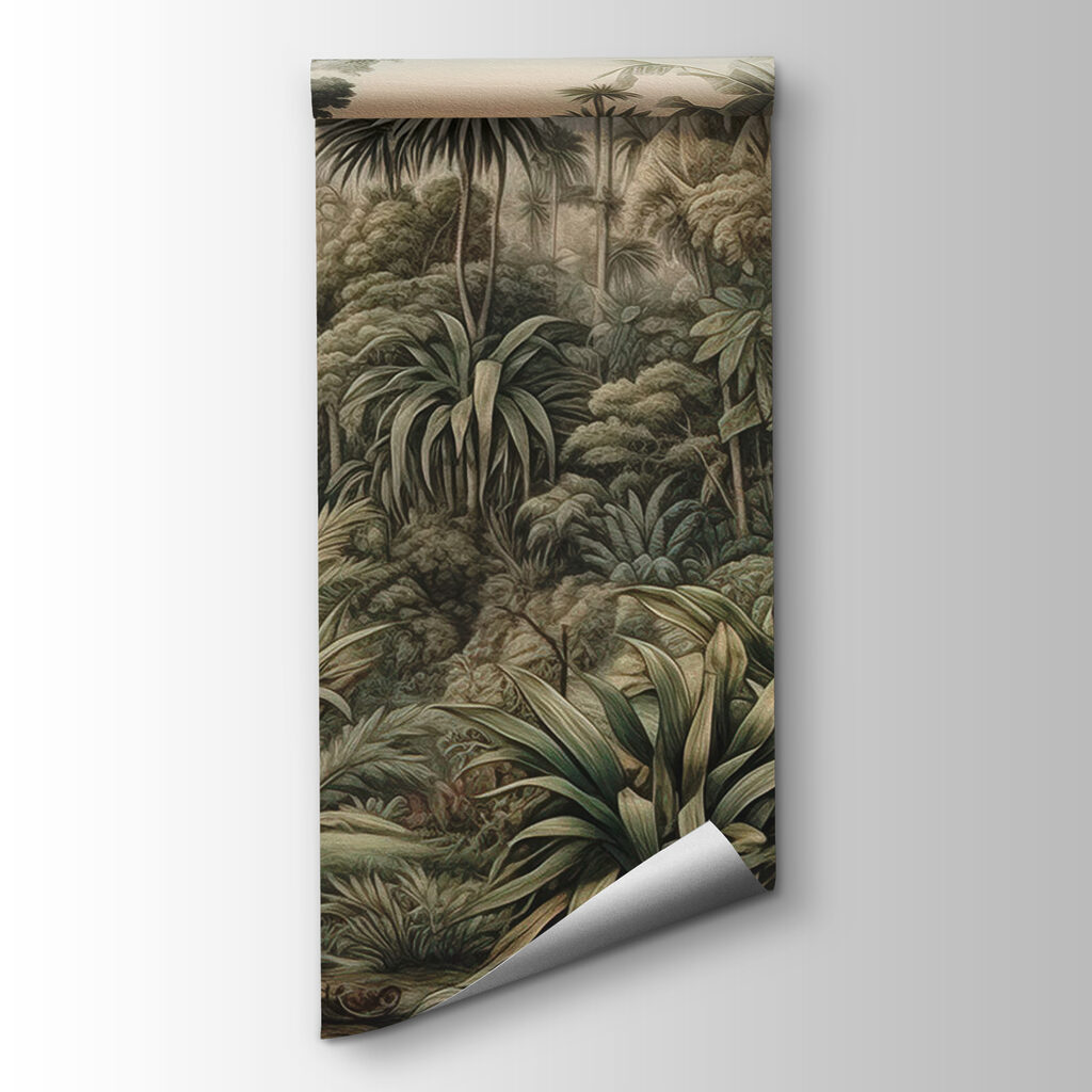 Painting of a forest