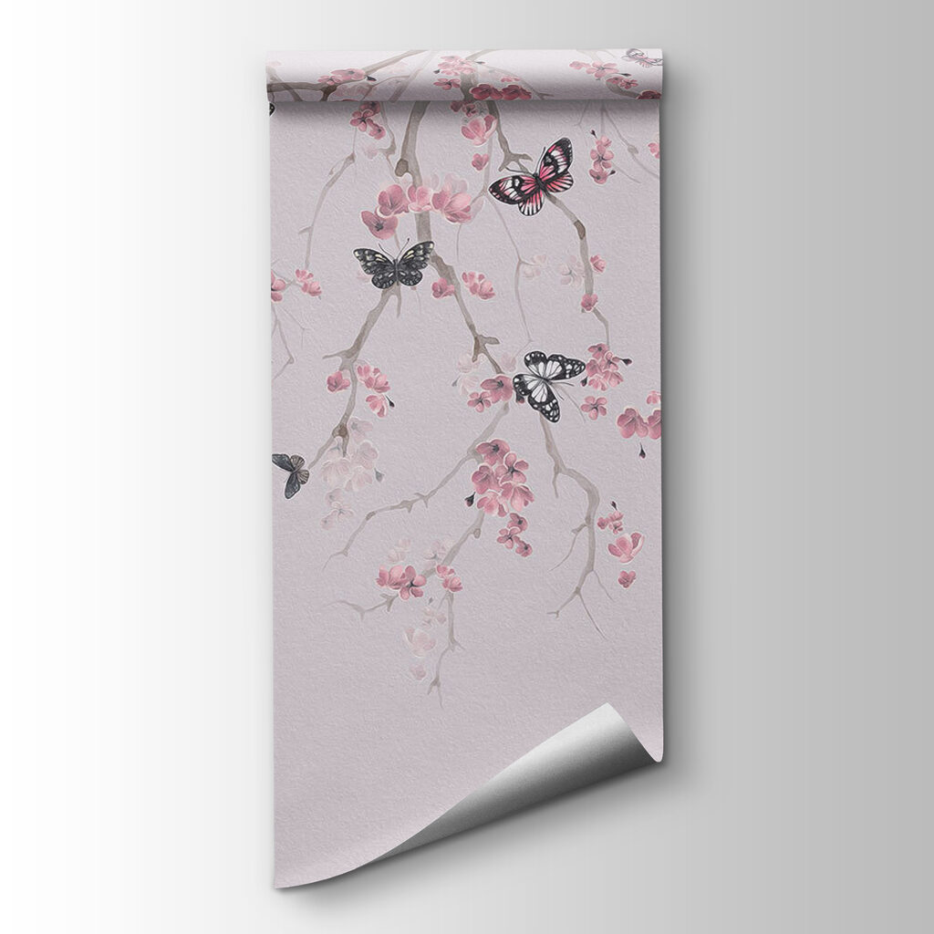 Butterflies on a tree branch Butterflies on a tree branch