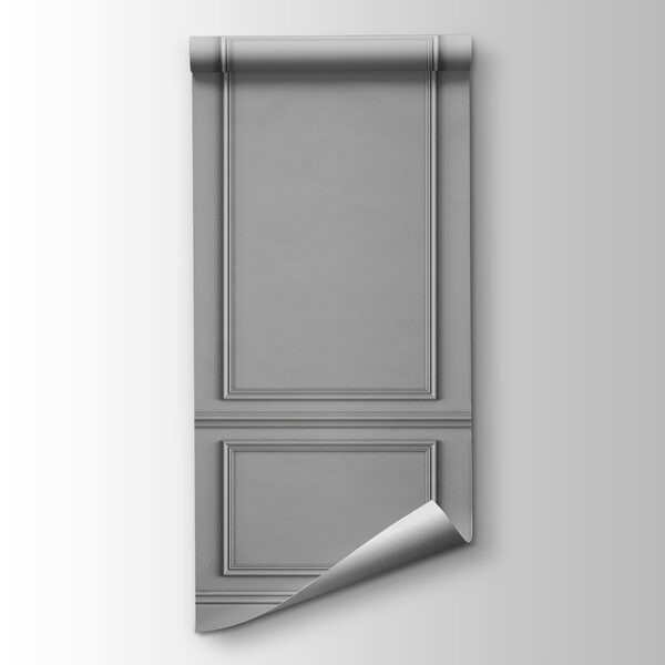 A wall with white panels A wall with white panels