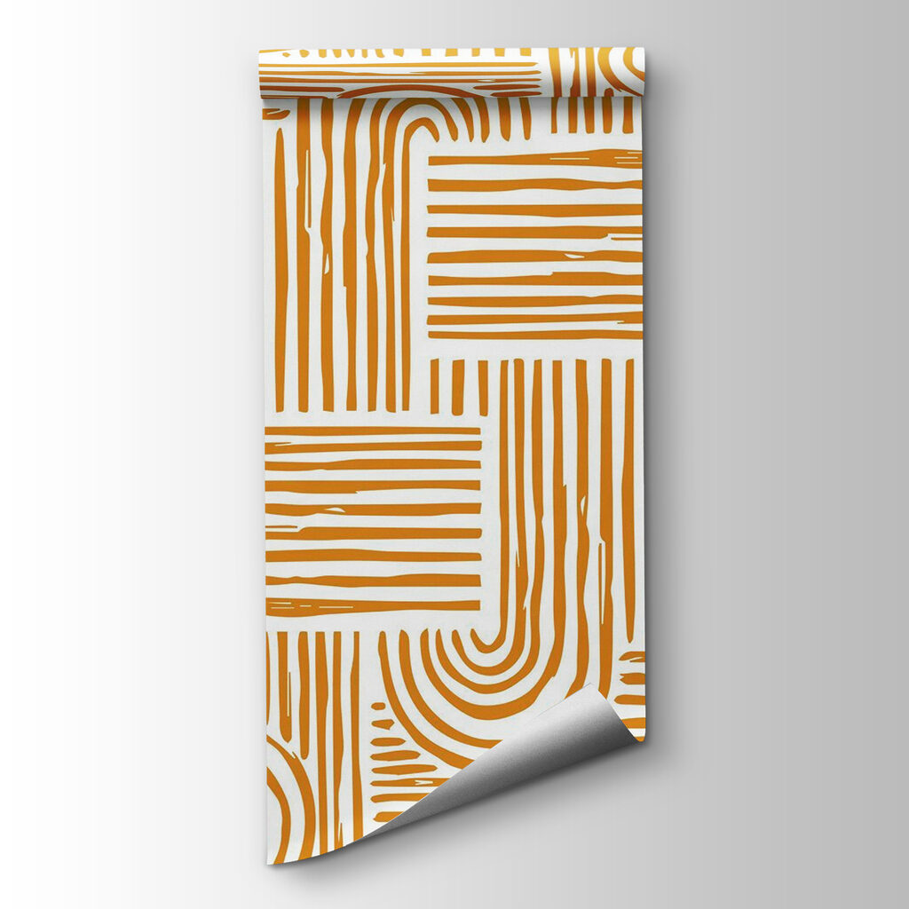 Pattern of lines and curves