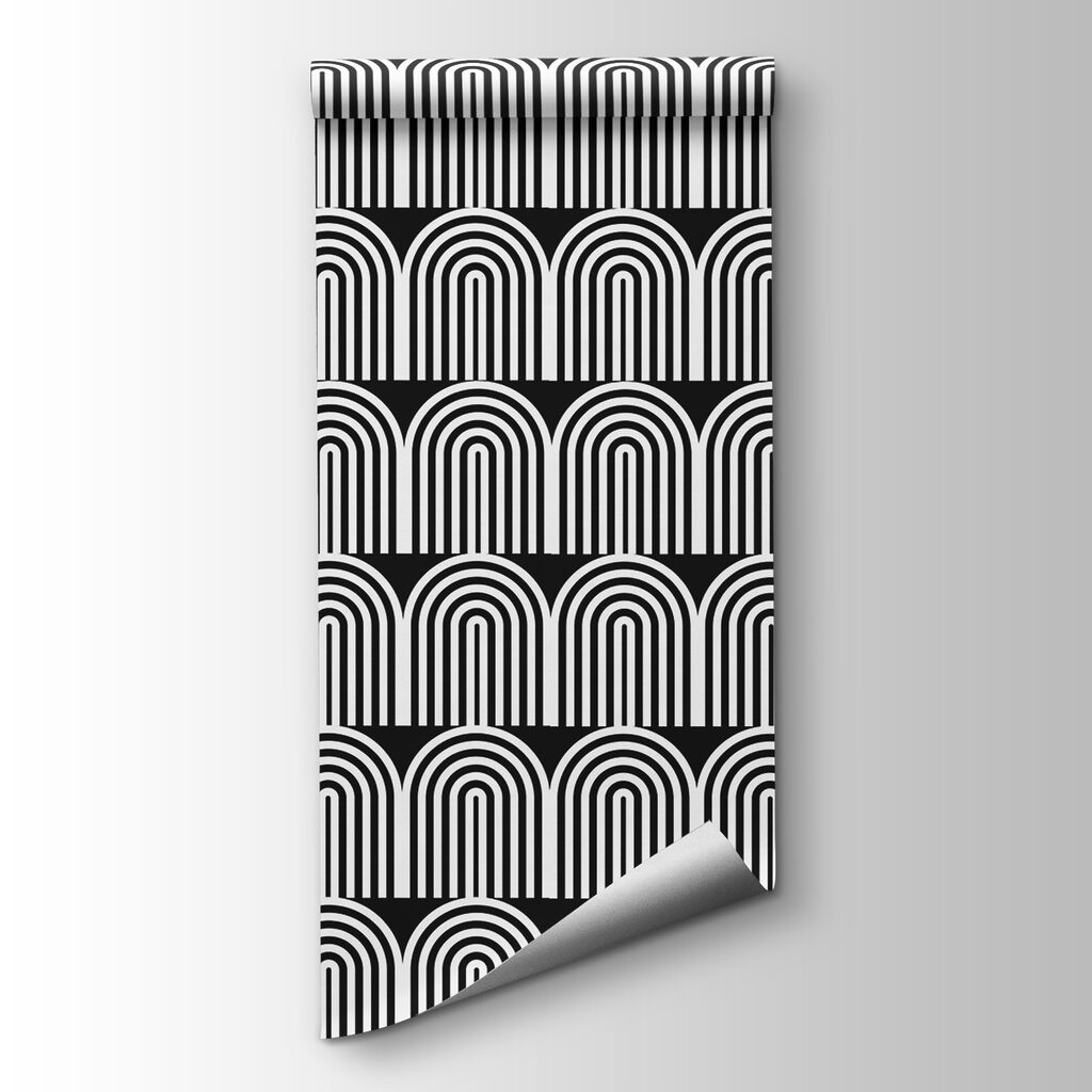 A black and white pattern