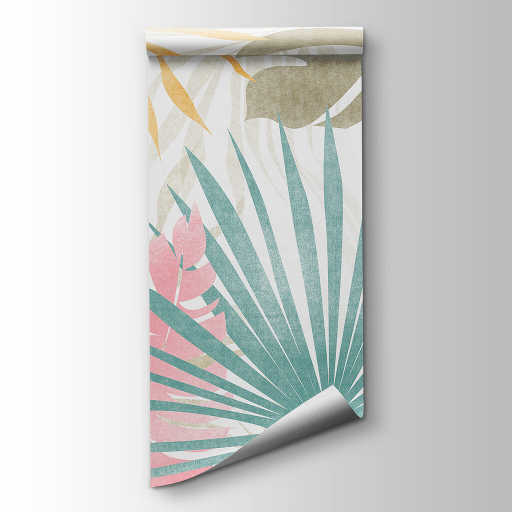 A close up of a pattern of leaves A close up of a pattern of leaves