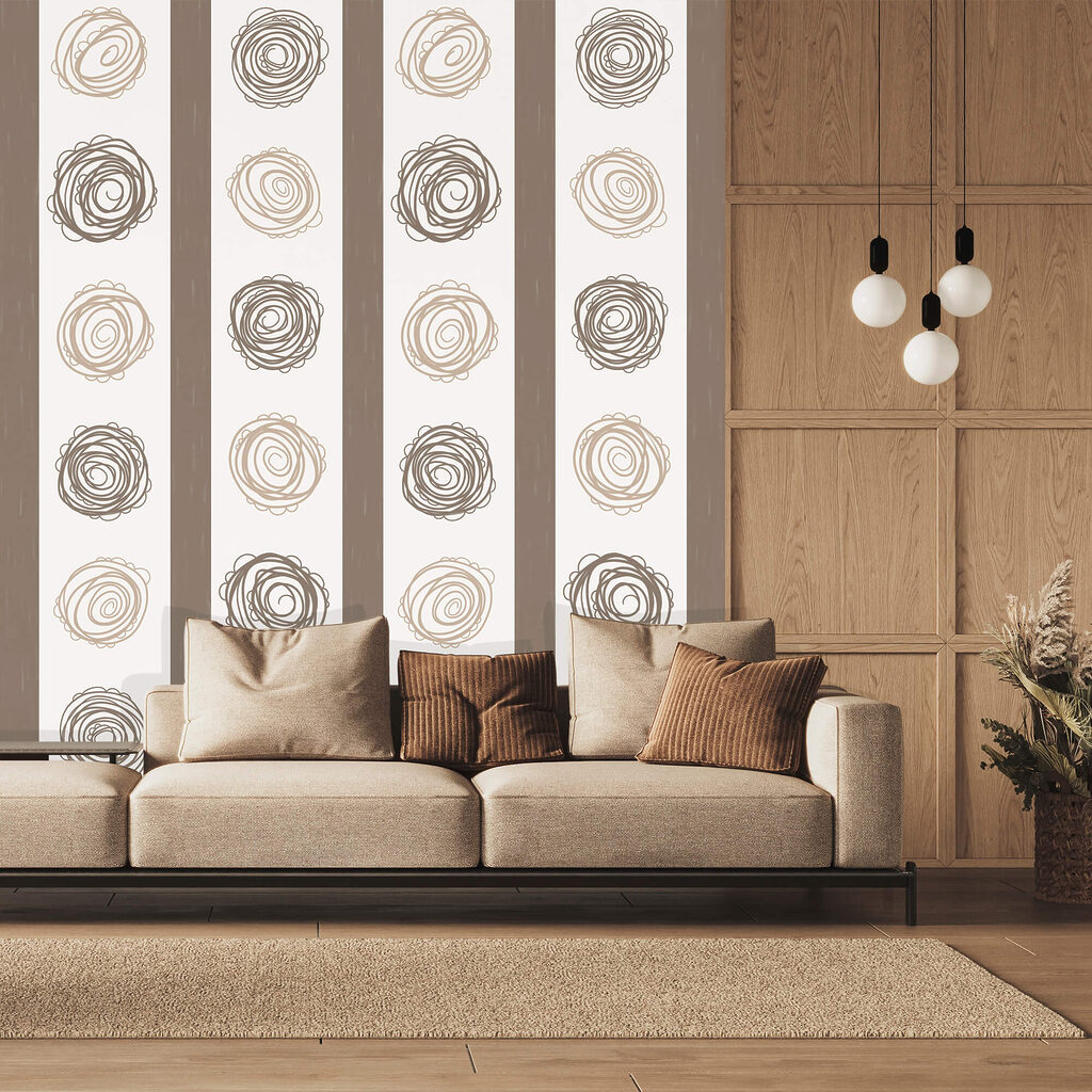 Vzor kruhů a čar Vzor kruhů a čar