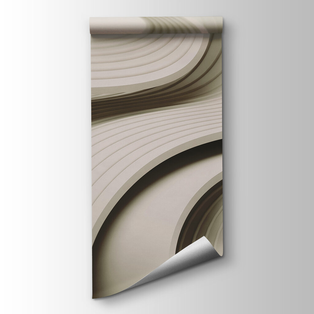 White and grey wavy lines