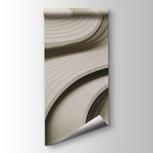 White and grey wavy lines