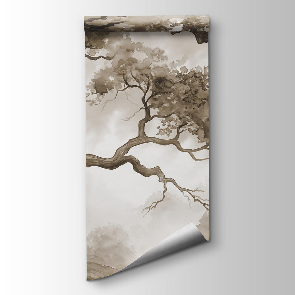 A group of trees with branches