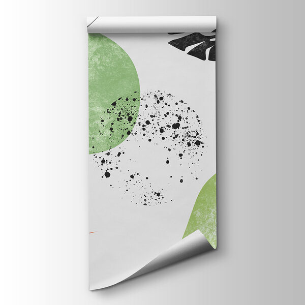 A green and orange art