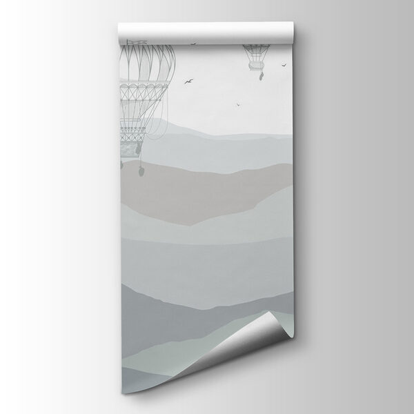 Group of hot air balloons in the sky