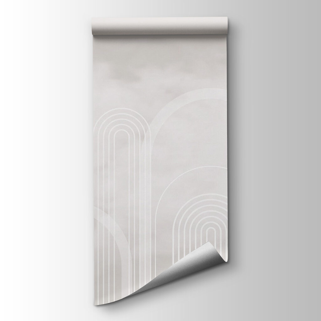 White lines on a gray background