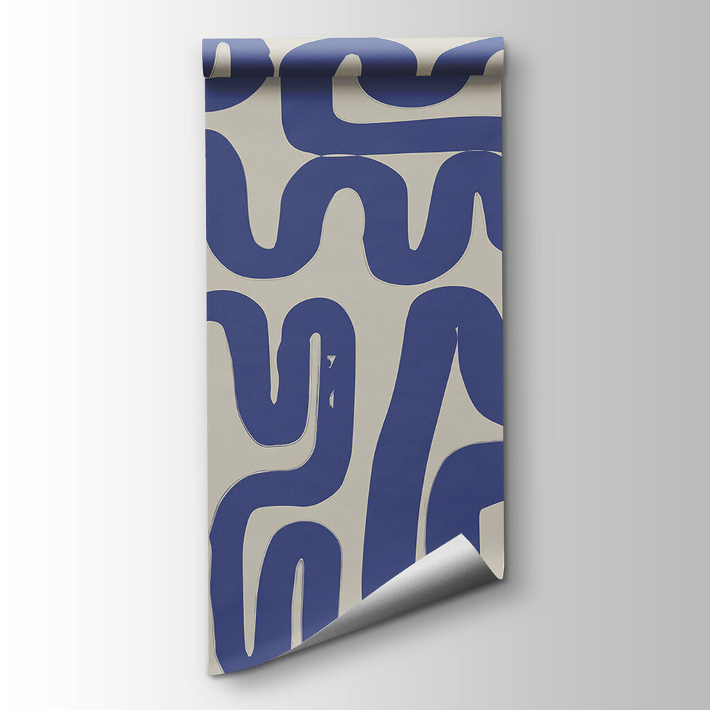 Blue lines on a white background