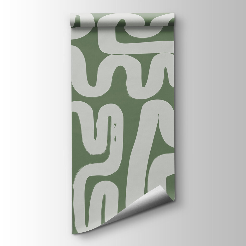 Maze with white lines