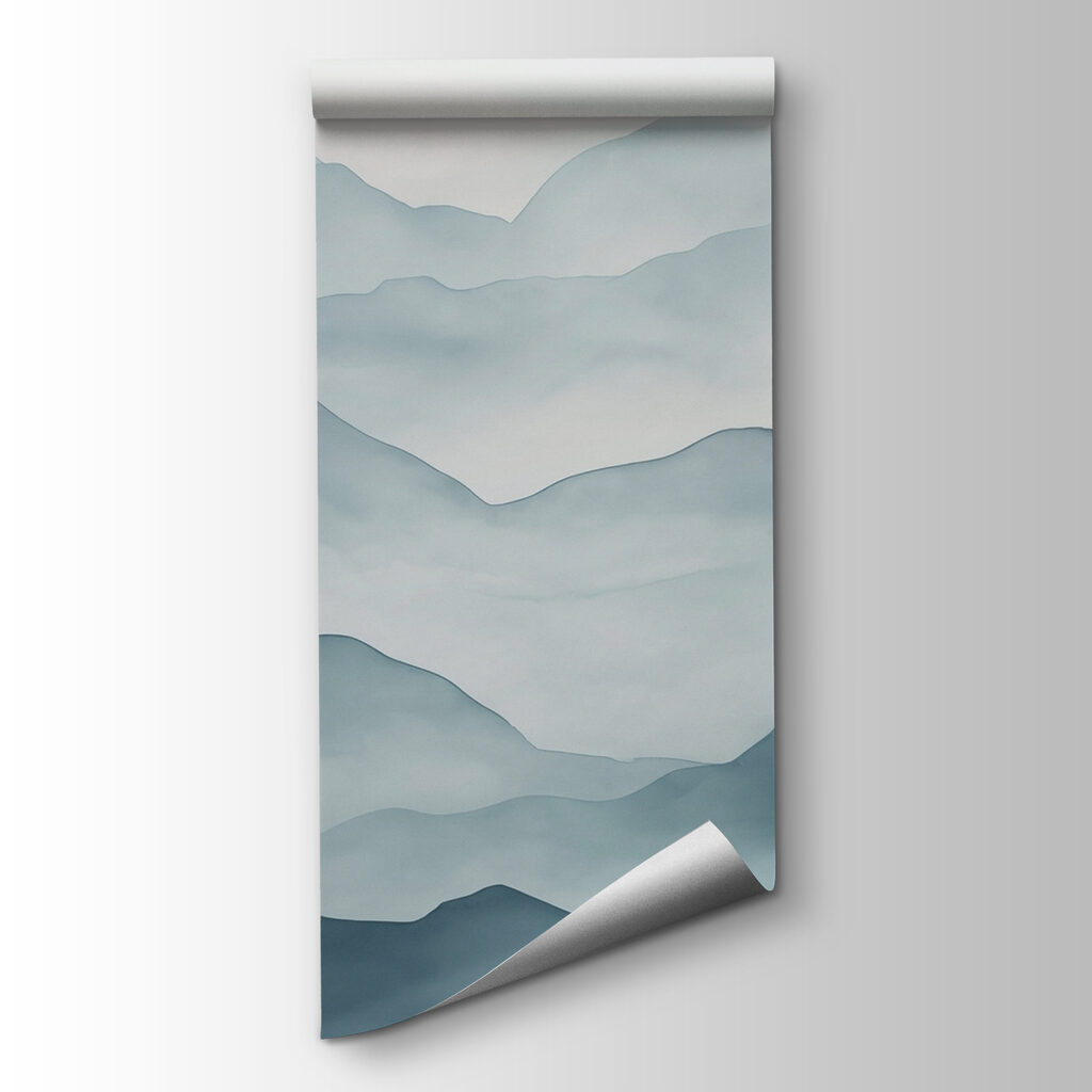 Foggy mountain range Foggy mountain range