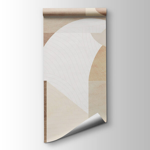 Abstract shapes and muted tones blend Abstract shapes and muted tones blend