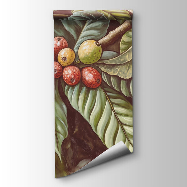 Lush leaves with vibrant fruit clusters