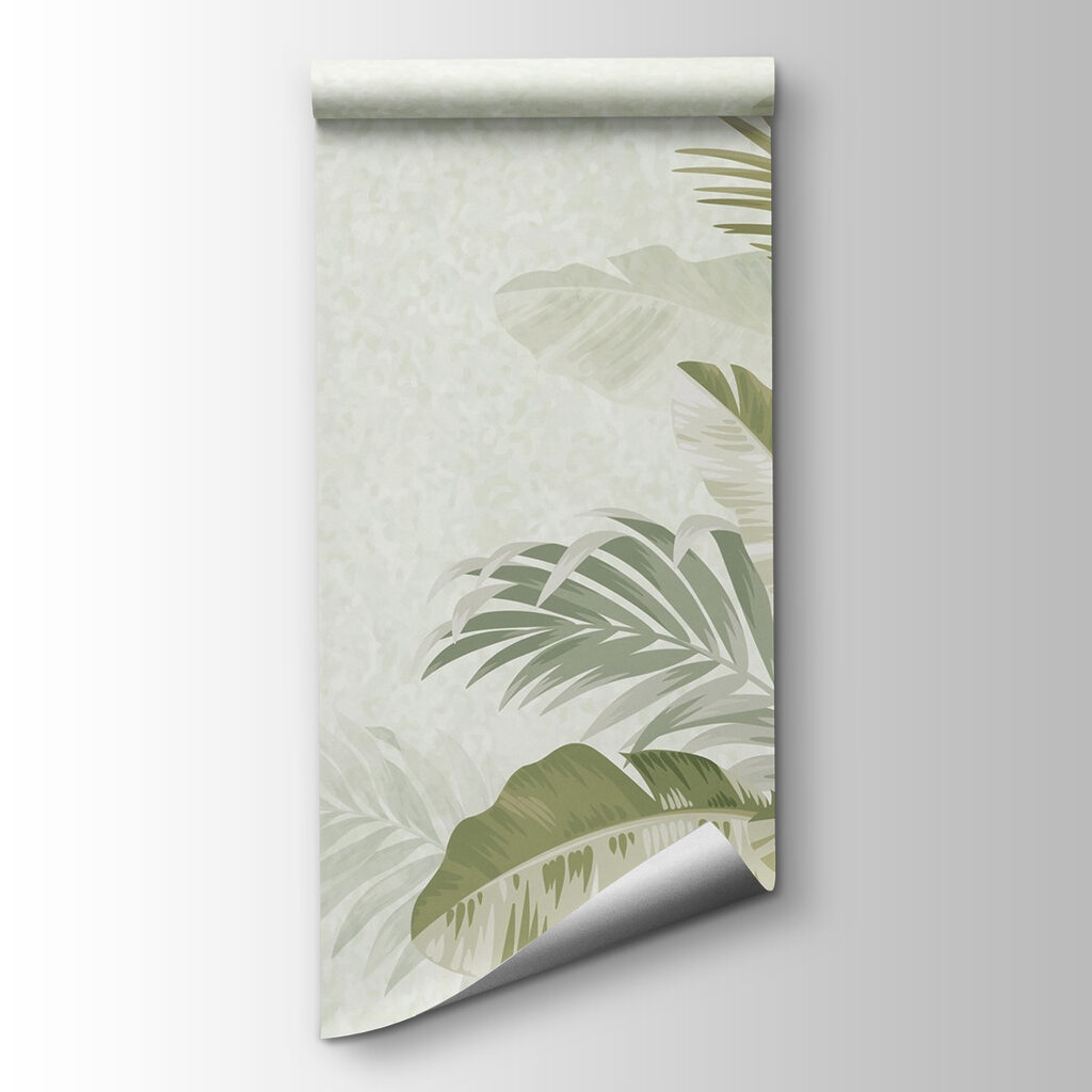 Calm tropical foliage background design