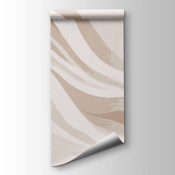 White and brown wavy lines