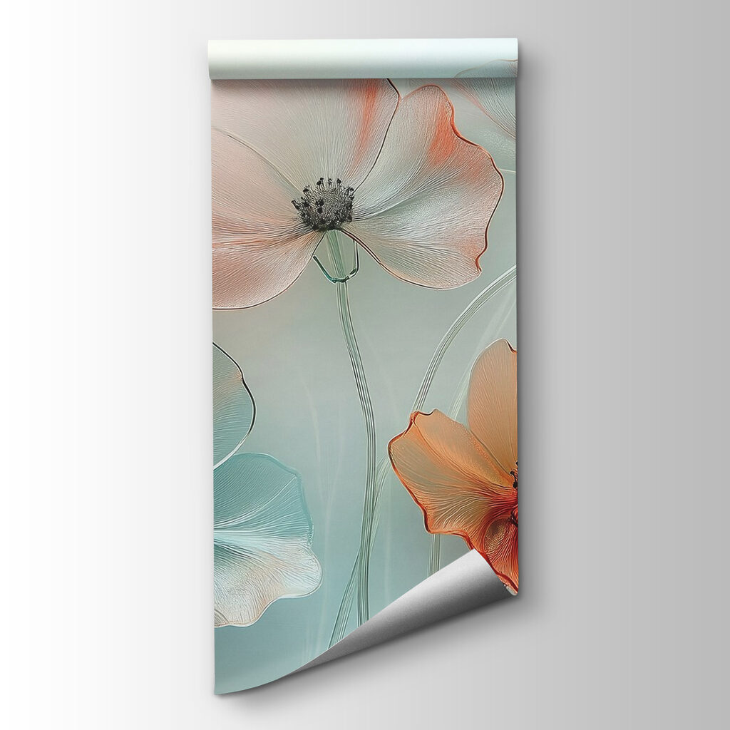 Group of flowers with a blurry background