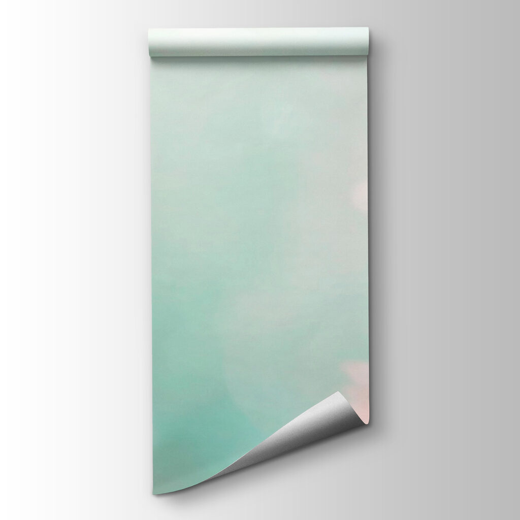 Soft pastel grass swaying gently