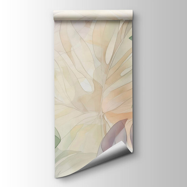 Soft hues of tropical foliage blending