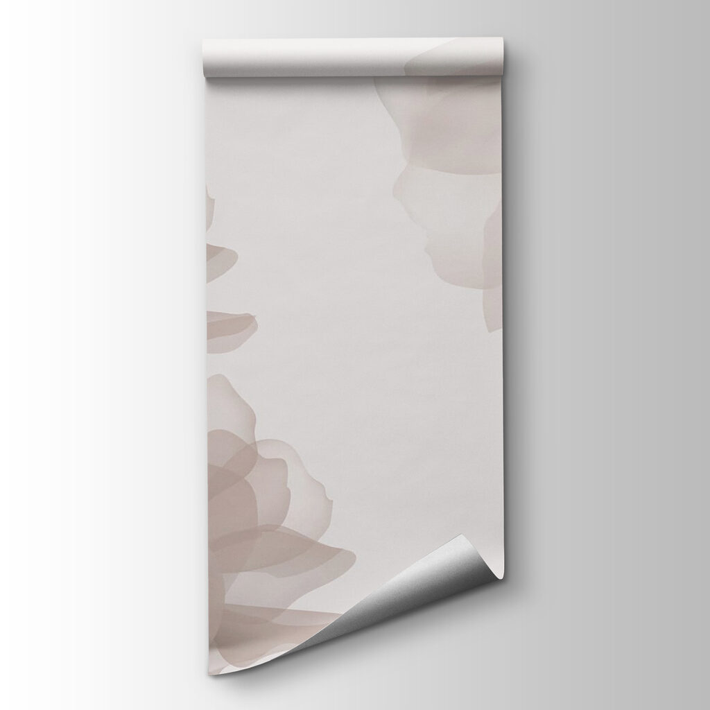 Group of flowers on a white background