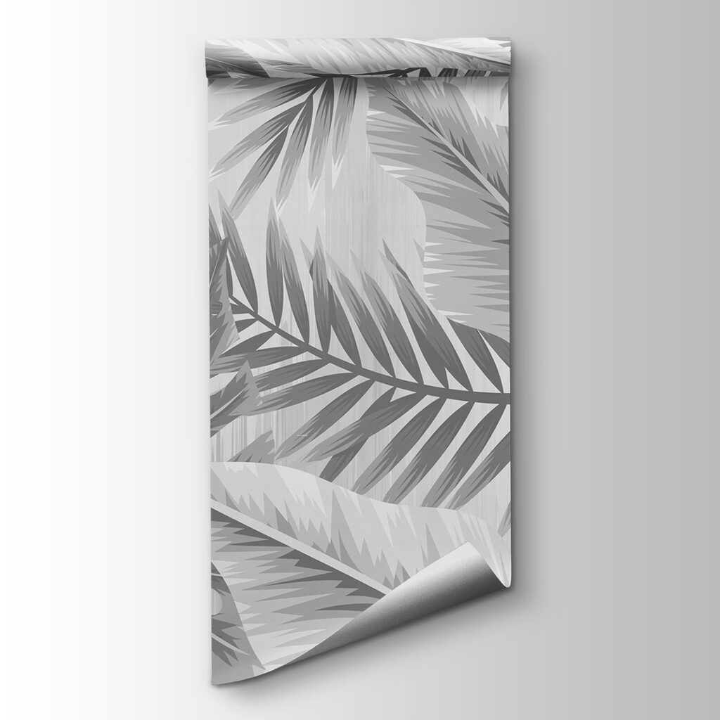 Grey and white pattern of leaves Grey and white pattern of leaves