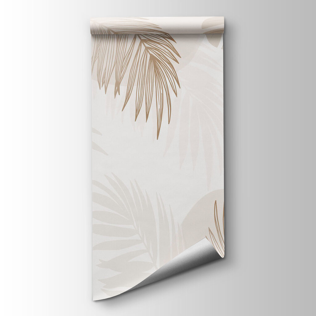 White background with brown leaves White background with brown leaves