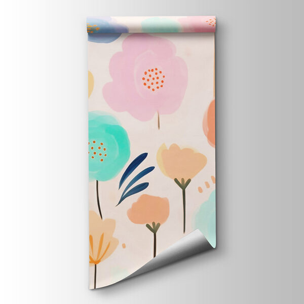 Colorful flowers on a white background Colorful flowers on a white background