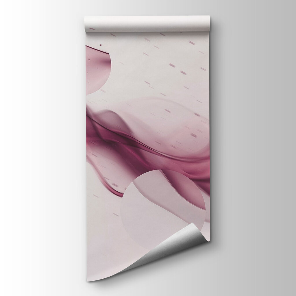 Purple smoke on a white background