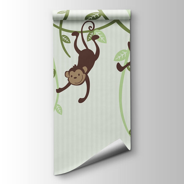 Group of monkeys from vines