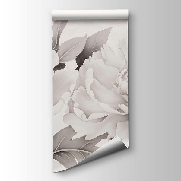 Floral beauty in monochrome elegance Floral beauty in monochrome elegance