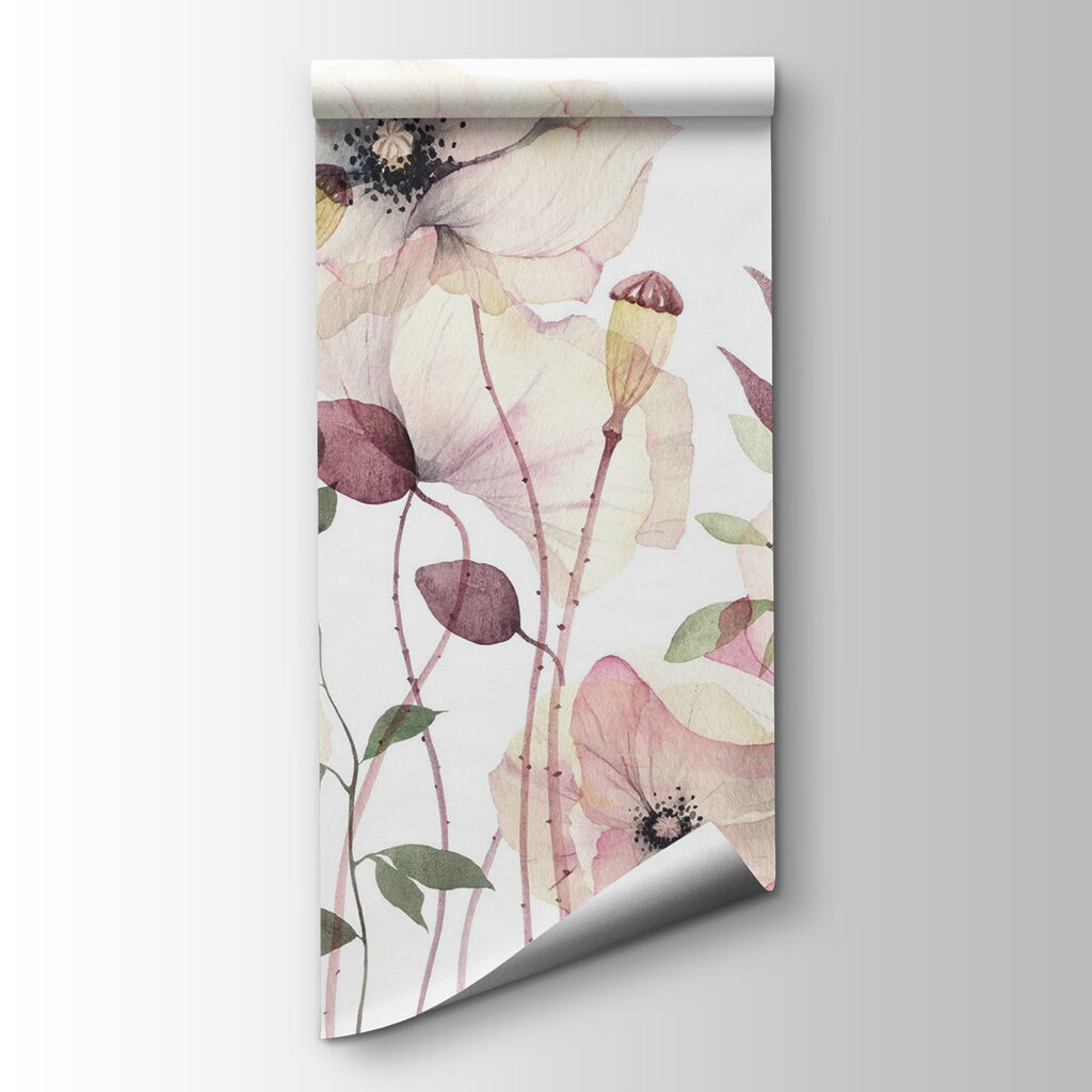 Delicate blooms in soft pastels