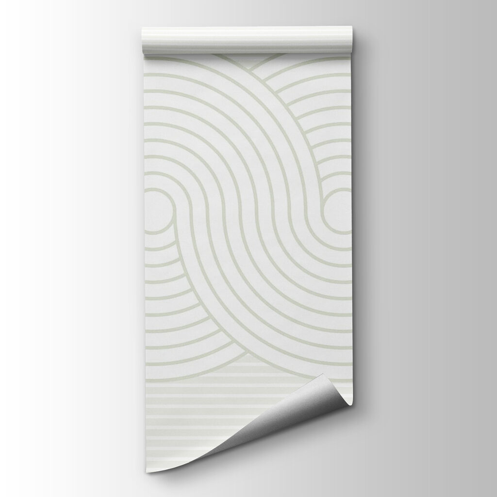 White and gray lines on a white background