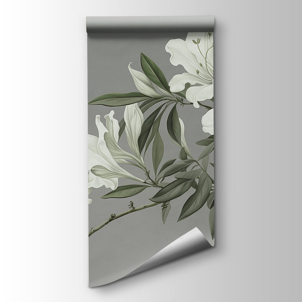 Delicate blooms against soft backdrop