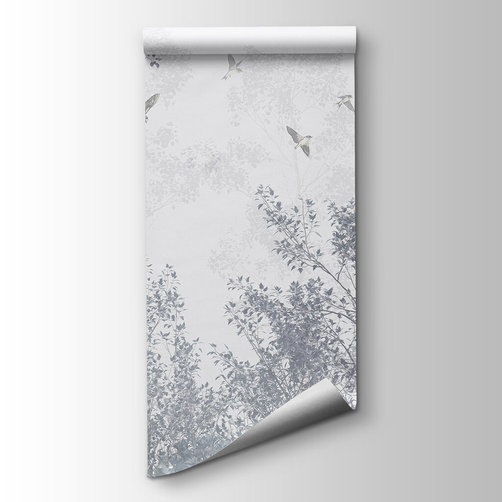 Birds flying in the sky