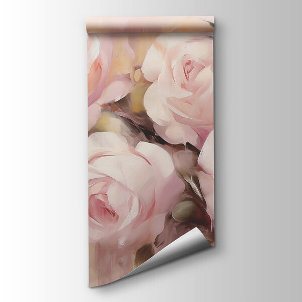 Painting of pink roses