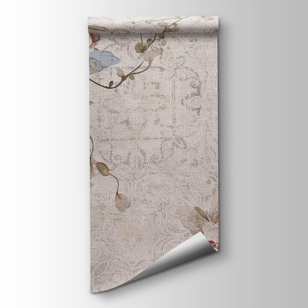 Close up of a floral pattern