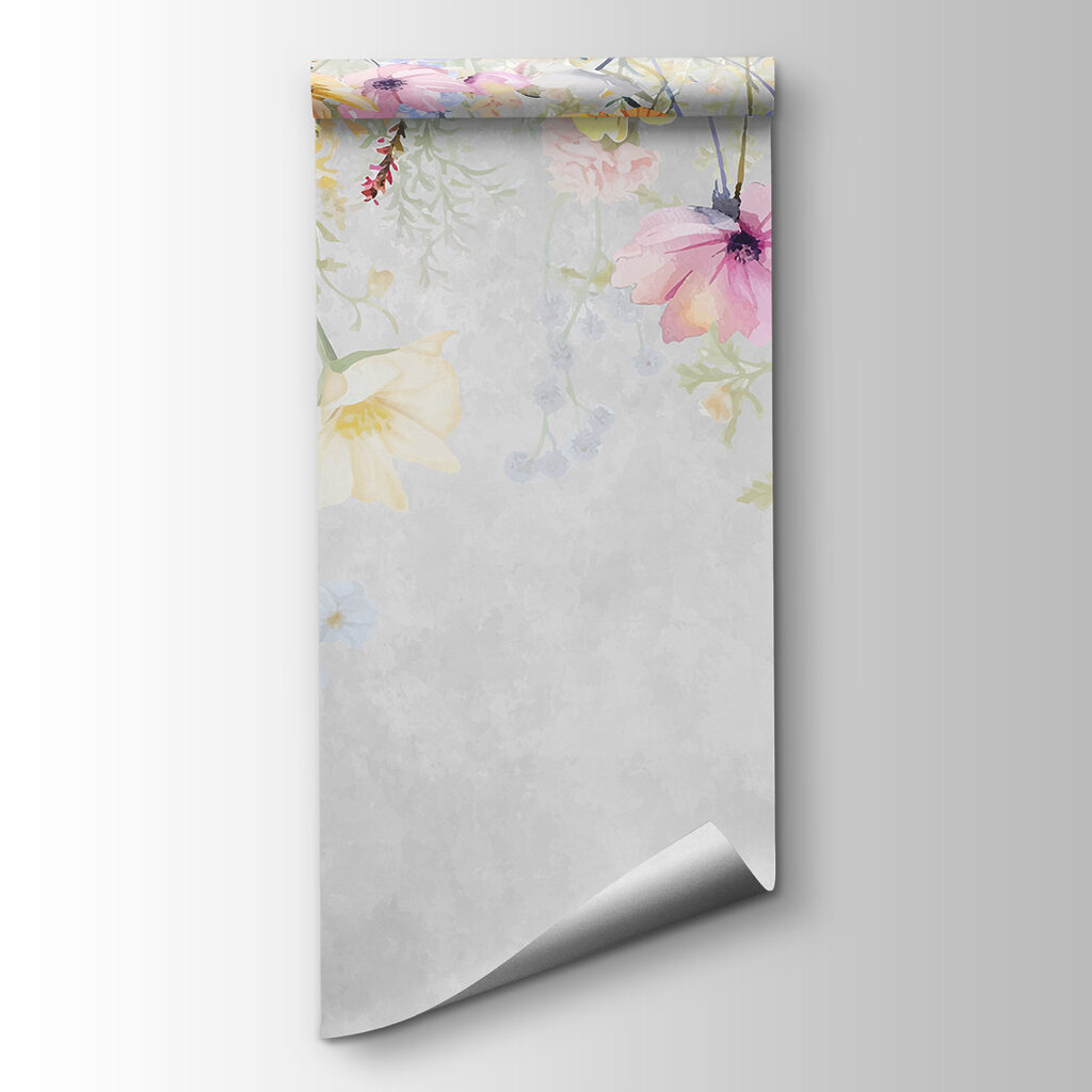 Painting of flowers and butterflies Painting of flowers and butterflies