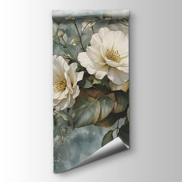 Delicate blooms against a soft backdrop