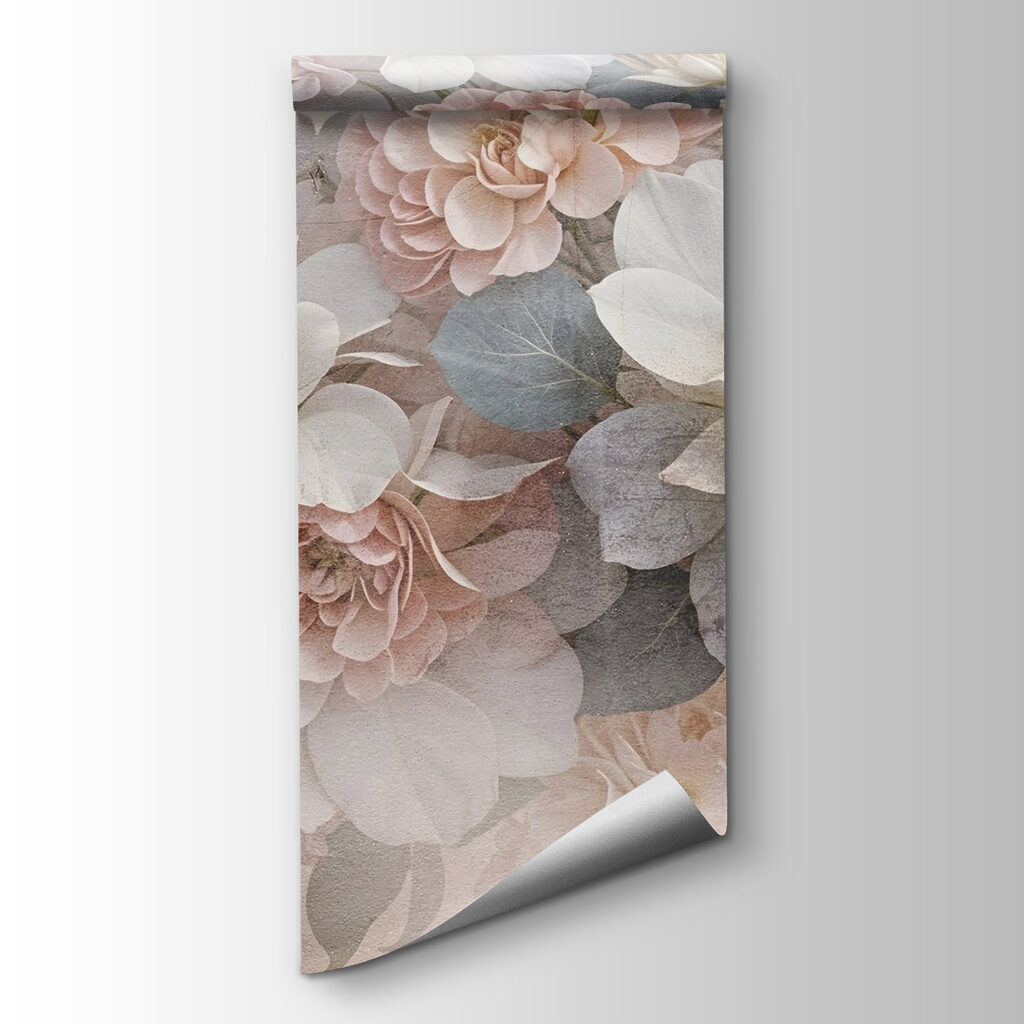 Group of white and pink flowers Group of white and pink flowers